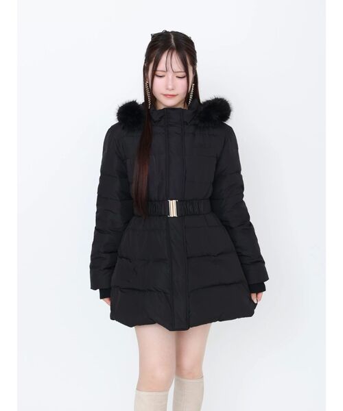 EATME（イートミー）の「フェイクファーフードレディダウン