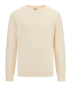 Long Sleeves Crew Neck 3D GUESS Logo Sweater