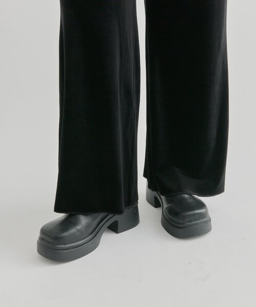 mystic（ミスティック）の「スクエアサボ（サンダル・レディース・ブラック・37/35/39）」の2枚目の写真