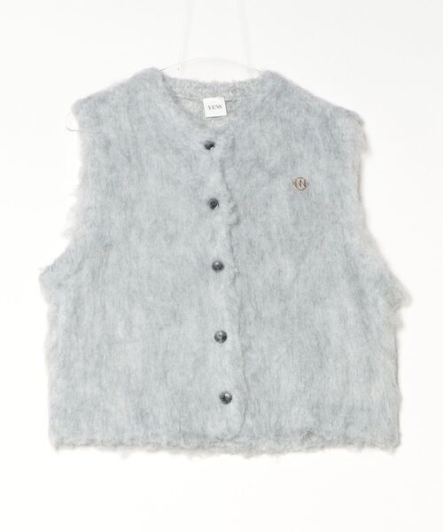 YENN 新品☆ FLUFFY VEST ふわふわベスト y253-91095 YENN イエン フラッフィー ベスト “FLUFFY VEST” y253-91095-ms