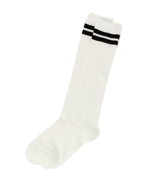 GLOBAL WORK(グローバルワーク)の「消臭ハイソックス/576999(ソックス/靴下・キッズ・ブラック系1/ホワイト系2/ブラック系3/ホワイト/サックスブルー/ブラック系6・LARGE/X-LARGE)」の3枚目の写真