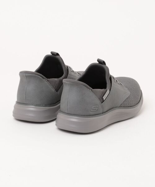 SKECHERS(スケッチャーズ)の「SKECHERS スケッチャーズ SWIFT FIT スウィフトフィット CAMDA-DORAN【超軽量】(スニーカー・メンズ・グレー/ブラック・25.0cm/25.5cm/26.0cm/26.5cm/27.0cm/27.5cm/28.0cm/28.5cm/29.0cm/30.0cm)」の3枚目の写真
