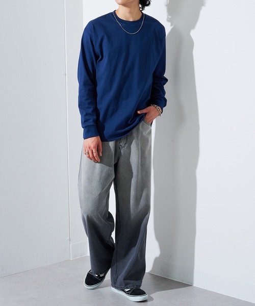 セール】【Cross＆Stitch】USAコットン 8.1oz ヘビーウェイト ロング