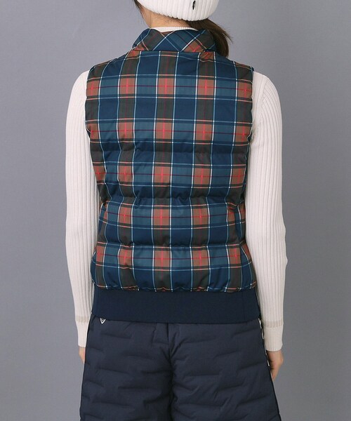 adabat(アダバット)の「【ADABAT NAVY】タータンチェック中綿ベスト(その他アウター・レディース・ネイビー系1・42/40/38)」の7枚目の写真