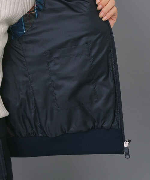 adabat(アダバット)の「【ADABAT NAVY】タータンチェック中綿ベスト(その他アウター・レディース・ネイビー系1・42/40/38)」の12枚目の写真