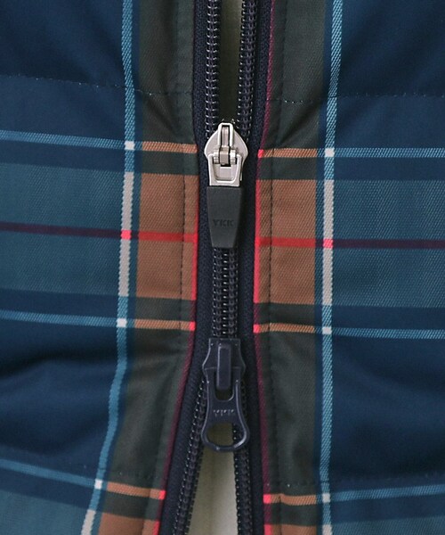 adabat(アダバット)の「【ADABAT NAVY】タータンチェック中綿ベスト(その他アウター・レディース・ネイビー系1・42/40/38)」の13枚目の写真