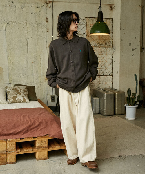 U.S. POLO ASSN.（ユーエスポロアッスン）の「U.S. POLO ASSN./ユーエスポロアッスン 別注 POLO KNIT CARDIGAN/ポロニットカーディガン(限定展開)（カーディガン/ボレロ・メンズ・ネイビー/ブラック/チャコールグレー/グレー・LARGE/MEDIUM/SMALL）」の6枚目の写真