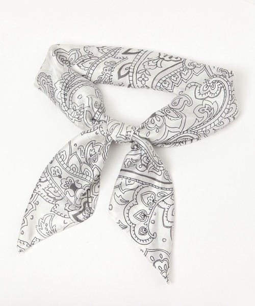 niko and...（ニコアンド）の「オリジナル大判アソートスカーフ（ストール/ショール・レディース・オフホワイト/ブラウン/キャメル/ネイビー・0）」の2枚目の写真