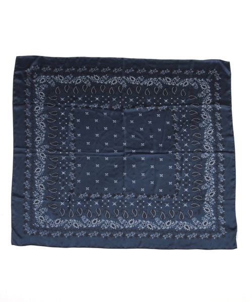 niko and...（ニコアンド）の「オリジナル大判アソートスカーフ（ストール/ショール・レディース・オフホワイト/ブラウン/キャメル/ネイビー・0）」の7枚目の写真