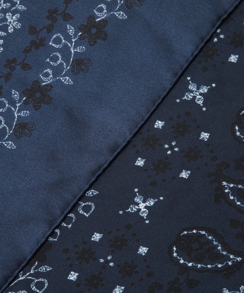 niko and...（ニコアンド）の「オリジナル大判アソートスカーフ（ストール/ショール・レディース・オフホワイト/ブラウン/キャメル/ネイビー・0）」の11枚目の写真