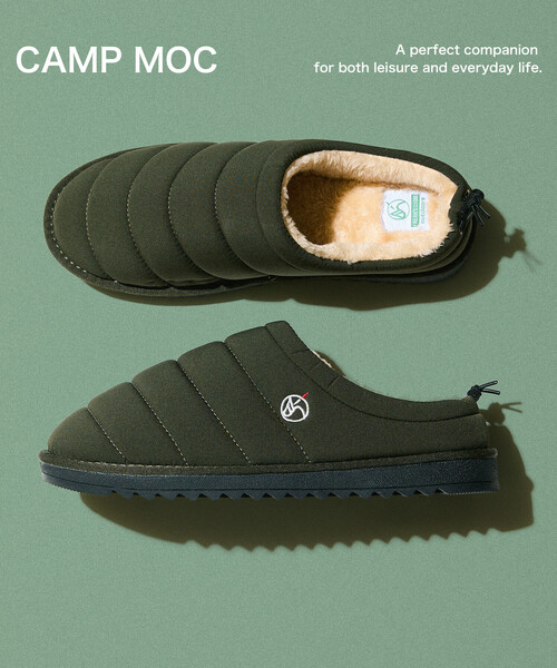 セール】限定展開 CAMP MOC/キャンプモック/スリッポン/ファーサンダル