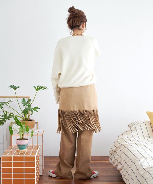 B.C STOCK(ベーセーストック)の「【ZOZO限定】ウォッシャブル / ビッグスウェット(Tシャツ/カットソー・レディース・ホワイト/ブラウン/パープル系その他/カーキ/ライトブルー/イエロー系その他・FREE)」の10枚目の写真