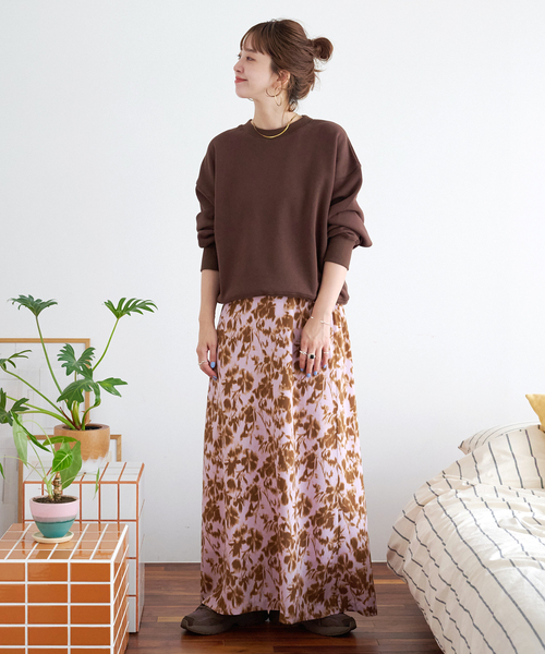 B.C STOCK(ベーセーストック)の「【ZOZO限定】ウォッシャブル / ビッグスウェット(Tシャツ/カットソー・レディース・ホワイト/ブラウン/パープル系その他/カーキ/ライトブルー/イエロー系その他・FREE)」の16枚目の写真
