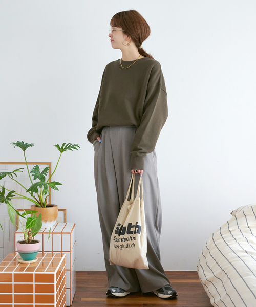 ZOZO限定】ウォッシャブル / ビッグスウェット（Tシャツ