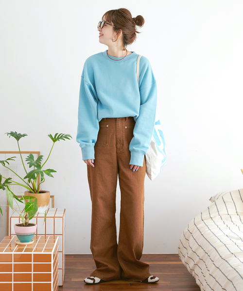 ZOZO限定】ウォッシャブル / ビッグスウェット（Tシャツ