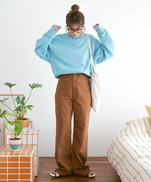 ZOZO限定】ウォッシャブル / ビッグスウェット（Tシャツ/カットソー