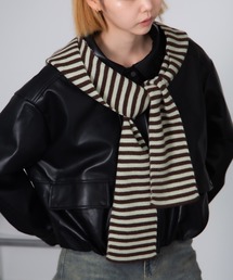 金額確定❗感性…お洒落…インパクト❗MARNI21AW ボーダーマフラー 白×黒 金額確定❗感性…お洒落…インパクト❗MARNI21AW ボーダーマフラー