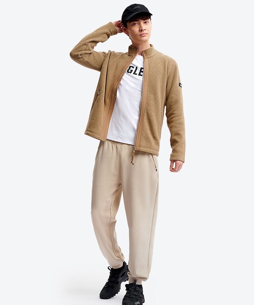AIGLE（エーグル）の「ポーラテック フルジップフリースブルゾンジャケット（ブルゾン・メンズ・イエロー/ベージュ/モスグリーン/ダークネイビー・M/L/S/XS）」の17枚目の写真