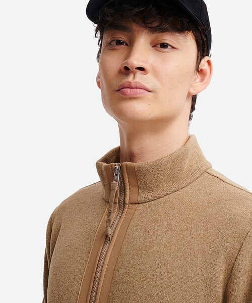 AIGLE（エーグル）の「ポーラテック フルジップフリースブルゾンジャケット（ブルゾン・メンズ・イエロー/ベージュ/モスグリーン/ダークネイビー・M/L/S/XS）」の19枚目の写真