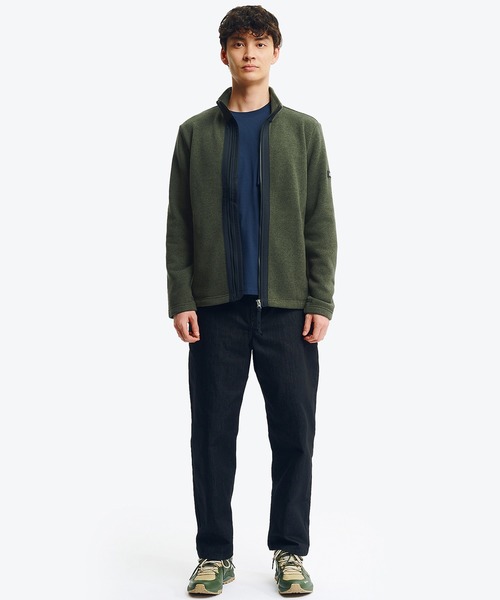 AIGLE（エーグル）の「ポーラテック フルジップフリースブルゾンジャケット（ブルゾン・メンズ・イエロー/ベージュ/モスグリーン/ダークネイビー・M/L/S/XS）」の7枚目の写真