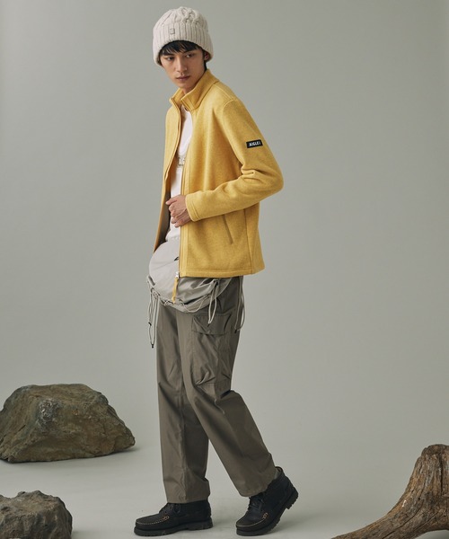 AIGLE（エーグル）の「ポーラテック フルジップフリースブルゾンジャケット（ブルゾン・メンズ・イエロー/ベージュ/モスグリーン/ダークネイビー・M/L/S/XS）」の12枚目の写真