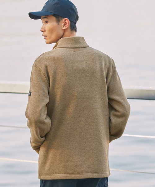 AIGLE（エーグル）の「ポーラテック フルジップフリースブルゾンジャケット（ブルゾン・メンズ・イエロー/ベージュ/モスグリーン/ダークネイビー・M/L/S/XS）」の22枚目の写真