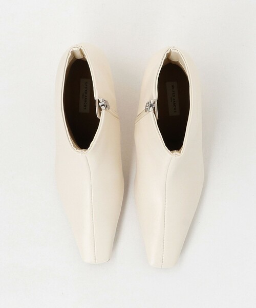 UNITED ARROWS（ユナイテッドアローズ）の「レザー ショートブーツ（ブーツ・レディース・オフホワイト/ブラック・38/35/36/37/35h/36h/37h）」の12枚目の写真