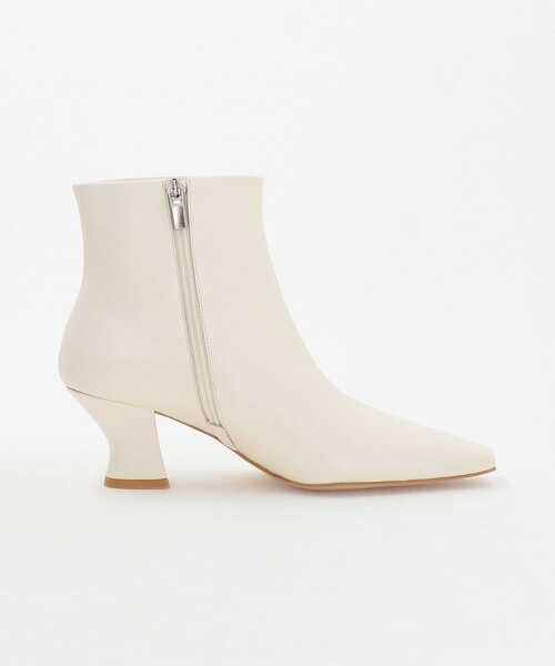 UNITED ARROWS（ユナイテッドアローズ）の「レザー ショートブーツ（ブーツ・レディース・オフホワイト/ブラック・38/35/36/37/35h/36h/37h）」の7枚目の写真