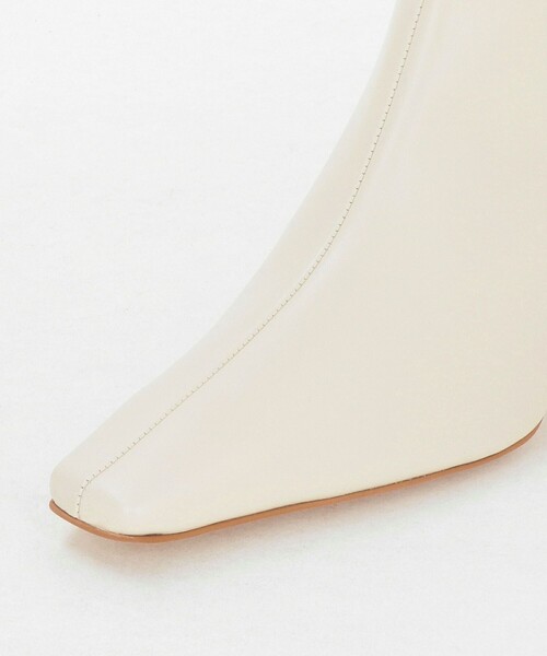 UNITED ARROWS（ユナイテッドアローズ）の「レザー ショートブーツ（ブーツ・レディース・オフホワイト/ブラック・38/35/36/37/35h/36h/37h）」の21枚目の写真