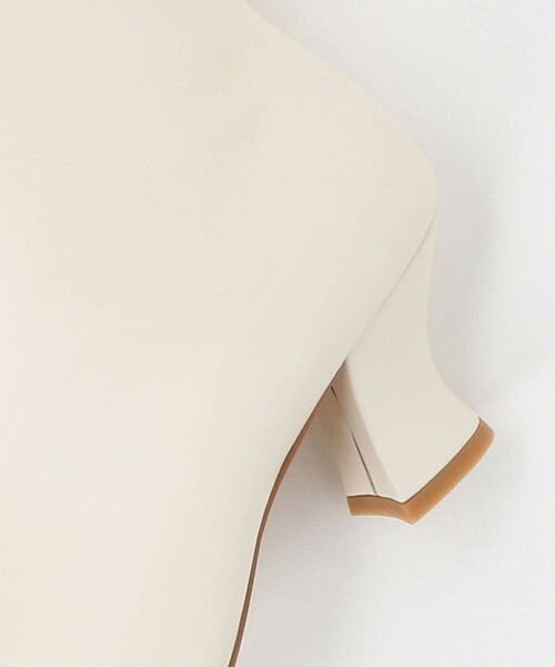 UNITED ARROWS（ユナイテッドアローズ）の「レザー ショートブーツ（ブーツ・レディース・オフホワイト/ブラック・38/35/36/37/35h/36h/37h）」の9枚目の写真