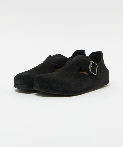 BIRKENSTOCK(ビルケンシュトック)の「<BIRKENSTOCK>ロンドン スエード サンダル(サンダル・メンズ・ブラック・40/43/42/41)」の3枚目の写真