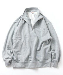 HEAVY WEIGHT HALF ZIP SWT 13oz/ヘビーウェイト ハーフジップ スウェット/13オンス/リラックスフィット