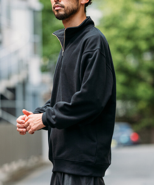 セール】HEAVY WEIGHT HALF ZIP SWT 13oz/ヘビーウェイト ハーフジップ
