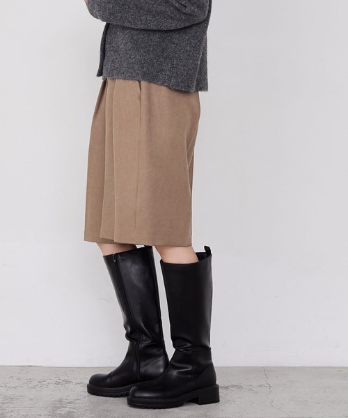 forksy.(フォルクシー)の「【forksy.】ボリュームソールロングジョッキーブーツ(ブーツ・レディース・ブラック・L/M)」の4枚目の写真