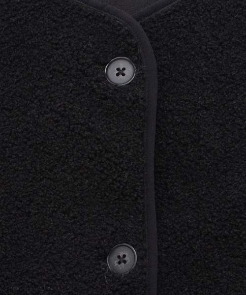 Arnold Palmer（アーノルドパーマー）の「リバーシブル ボアベスト（ベスト・レディース・アイボリー/ブラック/ライトブラウン・S/M/L）」の15枚目の写真