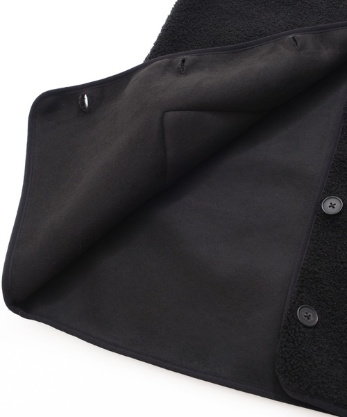 Arnold Palmer（アーノルドパーマー）の「リバーシブル ボアベスト（ベスト・レディース・アイボリー/ブラック/ライトブラウン・S/M/L）」の18枚目の写真