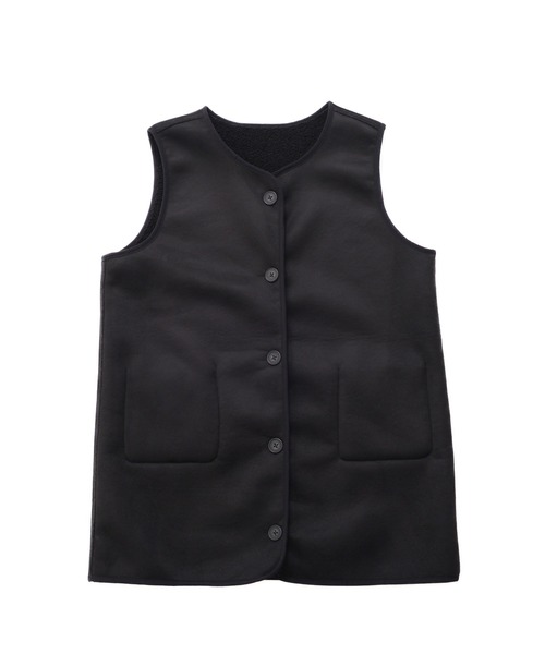 Arnold Palmer（アーノルドパーマー）の「リバーシブル ボアベスト（ベスト・レディース・アイボリー/ブラック/ライトブラウン・S/M/L）」の20枚目の写真