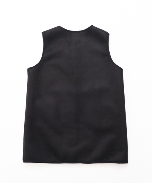 Arnold Palmer（アーノルドパーマー）の「リバーシブル ボアベスト（ベスト・レディース・アイボリー/ブラック/ライトブラウン・S/M/L）」の21枚目の写真