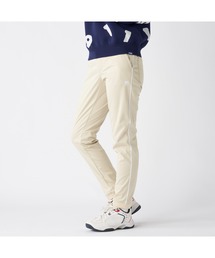 FILA GOLF フィラゴルフ ゴルフウェア ワンポイント ロゴ サイドライン入り ストレッチ 防風 軽量 裏メッシュ ライトボンディングロングパンツ