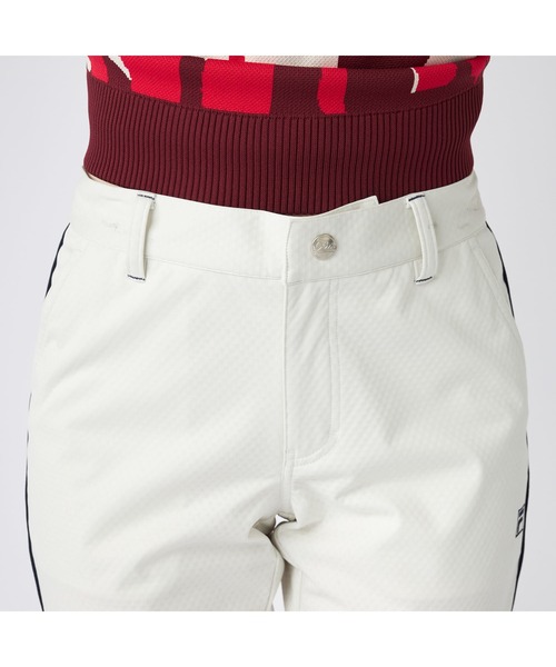 FILA GOLF(フィラゴルフ )の「FILA GOLF フィラゴルフ ゴルフウェア ワンポイント ロゴ サイドライン入り ストレッチ 防風 軽量 裏メッシュ ライトボンディングロングパンツ(その他パンツ・レディース・ベージュ/ホワイト/ブラック・LL/L/M)」の12枚目の写真