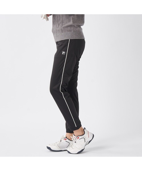 FILA GOLF(フィラゴルフ )の「FILA GOLF フィラゴルフ ゴルフウェア ワンポイント ロゴ サイドライン入り ストレッチ 防風 軽量 裏メッシュ ライトボンディングロングパンツ(その他パンツ・レディース・ベージュ/ホワイト/ブラック・LL/L/M)」の14枚目の写真