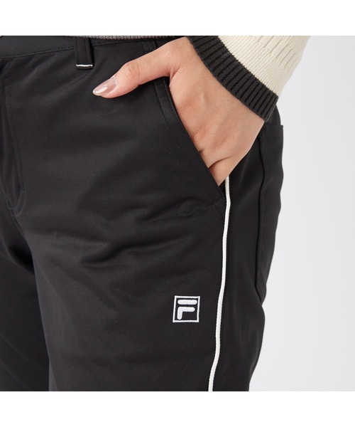 FILA GOLF(フィラゴルフ )の「FILA GOLF フィラゴルフ ゴルフウェア ワンポイント ロゴ サイドライン入り ストレッチ 防風 軽量 裏メッシュ ライトボンディングロングパンツ(その他パンツ・レディース・ベージュ/ホワイト/ブラック・LL/L/M)」の19枚目の写真