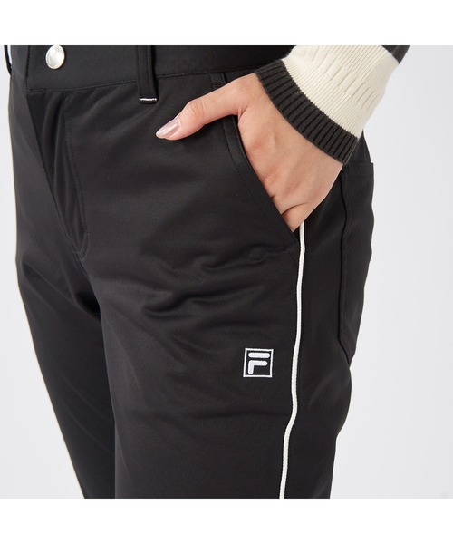 FILA GOLF(フィラゴルフ )の「FILA GOLF フィラゴルフ ゴルフウェア ワンポイント ロゴ サイドライン入り ストレッチ 防風 軽量 裏メッシュ ライトボンディングロングパンツ(その他パンツ・レディース・ベージュ/ホワイト/ブラック・LL/L/M)」の20枚目の写真
