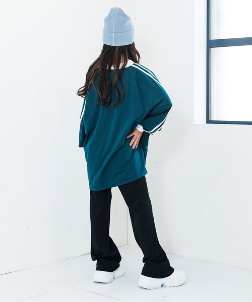 algy（アルジー）の「ピグメントライクニット帽（ニットキャップ/ビーニー・キッズ・ブラック/サックスブルー・FREE）」の9枚目の写真