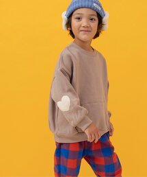 BREEZE | 【ジュニア対応】あったかイロイロパッチトレーナー(スウェット)