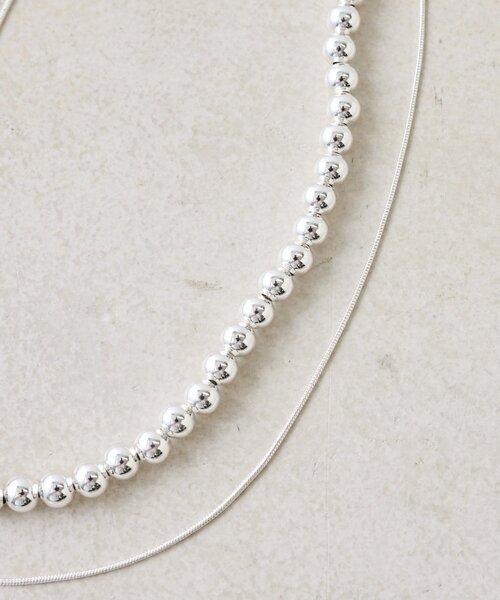 SHENERY（シーナリー）の「NothingAndOthers ドットネックレス（ネックレス・レディース・シルバー・FREE）」の3枚目の写真