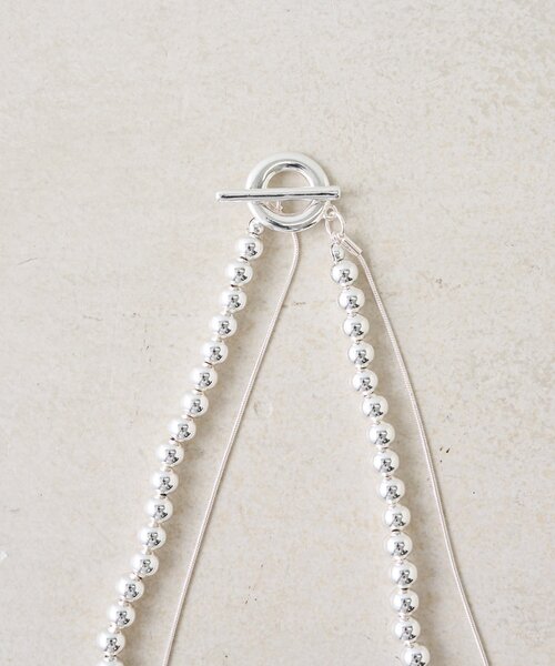 SHENERY（シーナリー）の「NothingAndOthers ドットネックレス（ネックレス・レディース・シルバー・FREE）」の4枚目の写真