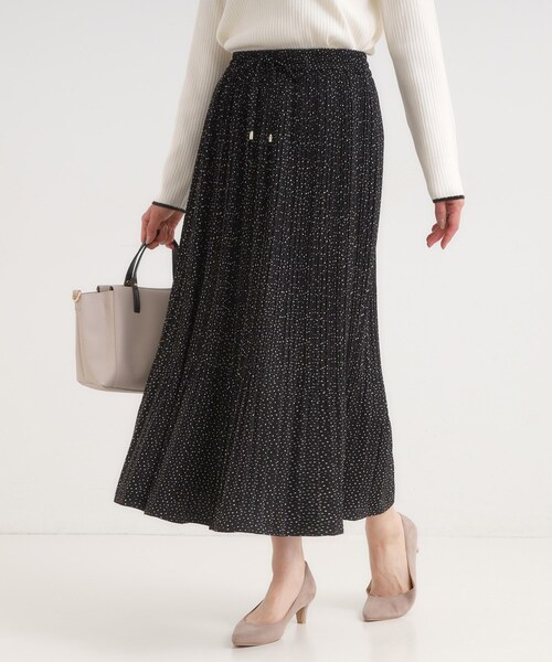 DRESKIP(ドレスキップ)の「【セットアップ可】大人上品な アソートプリーツスカート(スカート・レディース・ブラック/ブラック系5/ネイビー系5/グリーン系/アイボリー系6・00)」の2枚目の写真