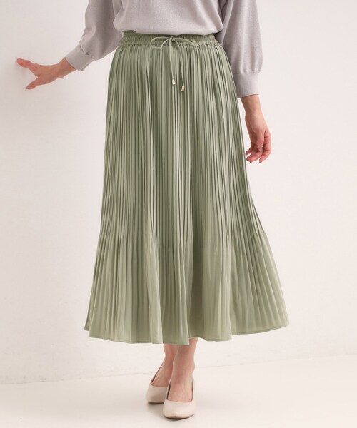 DRESKIP(ドレスキップ)の「【セットアップ可】大人上品な アソートプリーツスカート(スカート・レディース・ブラック/ブラック系5/ネイビー系5/グリーン系/アイボリー系6・00)」の4枚目の写真