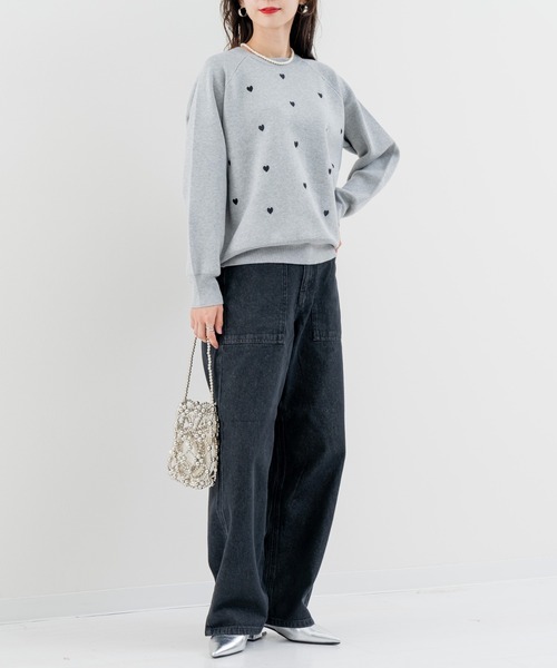 refinedworks（リファインドワークス）の「【refinedworks】美脚見え ストレートデニムパンツ！（その他パンツ・レディース・ブラック/ネイビー・FREE）」の14枚目の写真